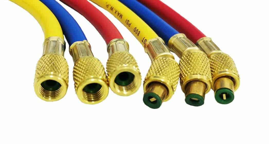 Tubo de carga de AC R410A para R410A, R134A, R12, R22, - Imagen 7