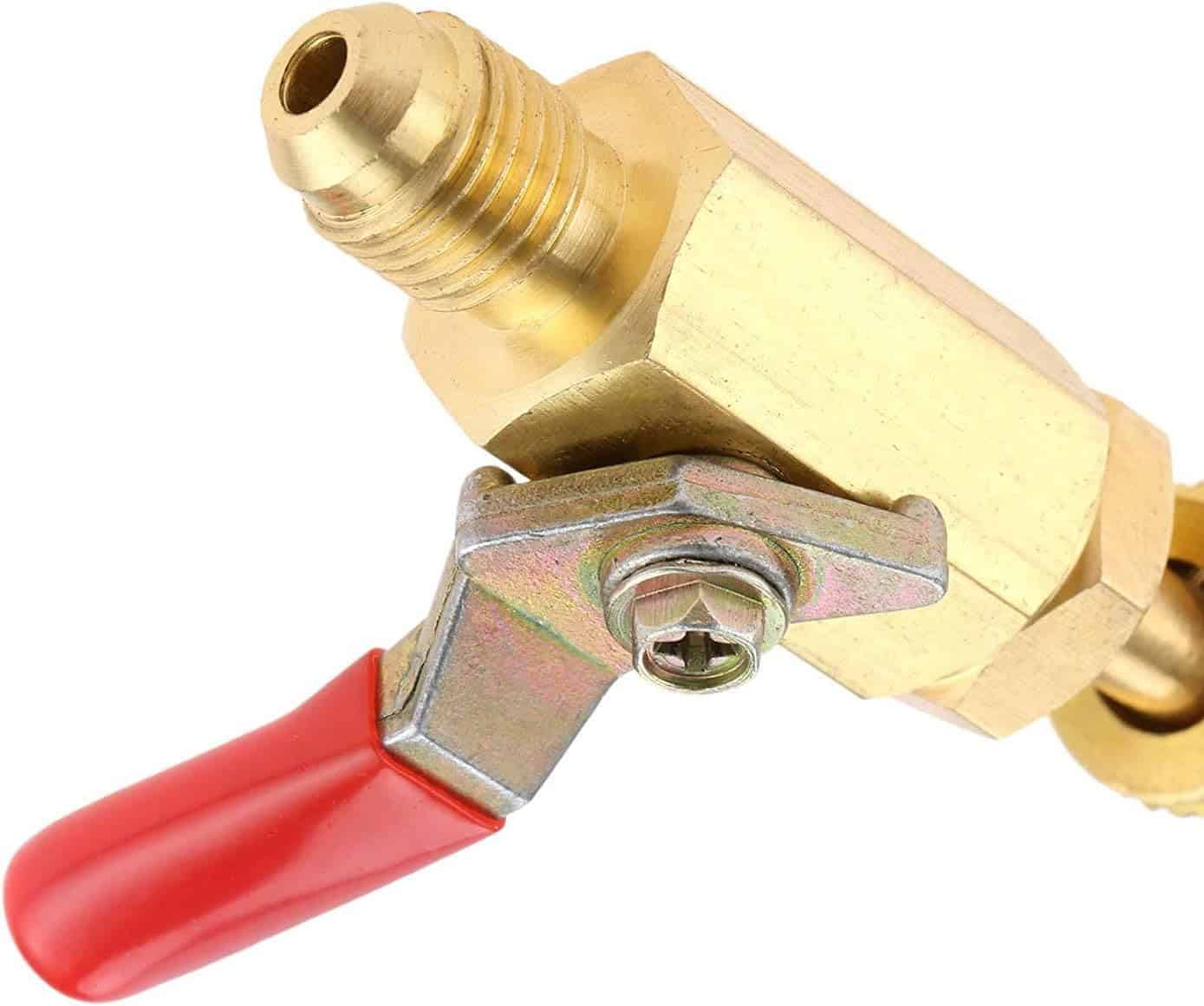 Tubo de carga de AC R410A para R410A, R134A, R12, R22, - Imagen 8