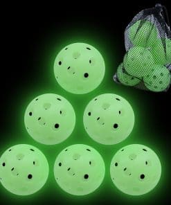 LEWSHQI Glow Pickleball Balls, Bolas de Pickleball que