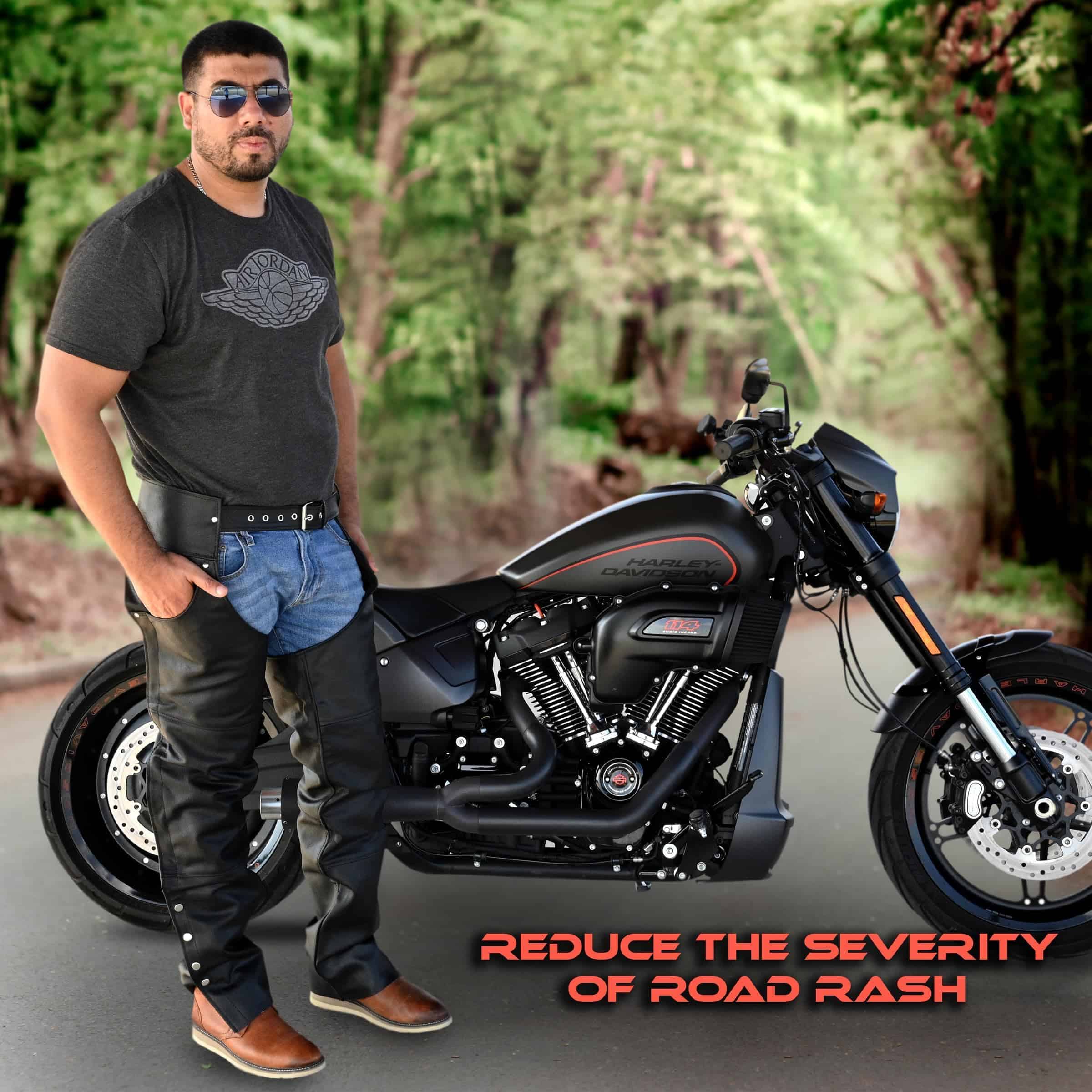 Chaps de Cuero Touch&Torn Todo Clima Confortable, - Imagen 9