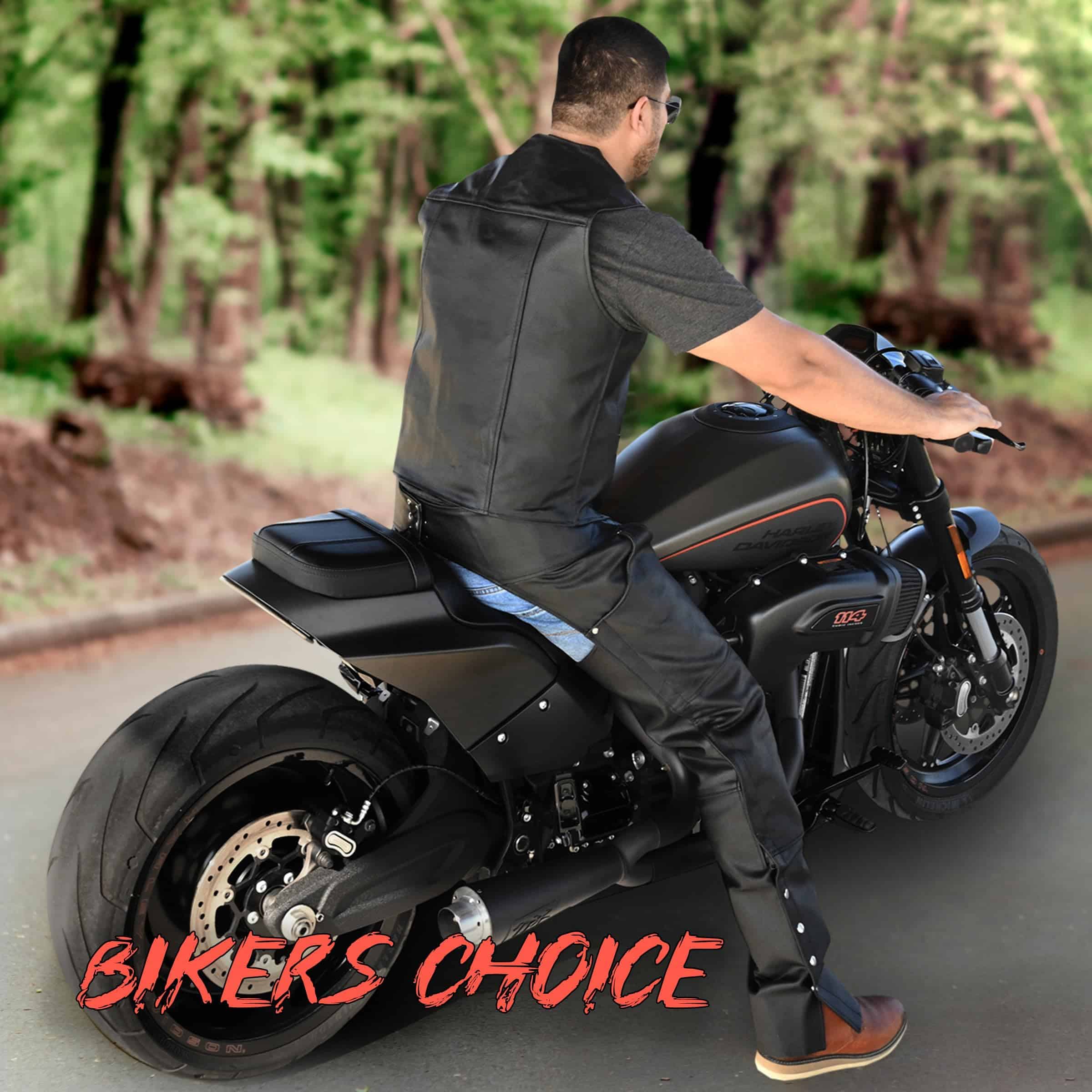 Chaps de Cuero Touch&Torn Todo Clima Confortable, - Imagen 8