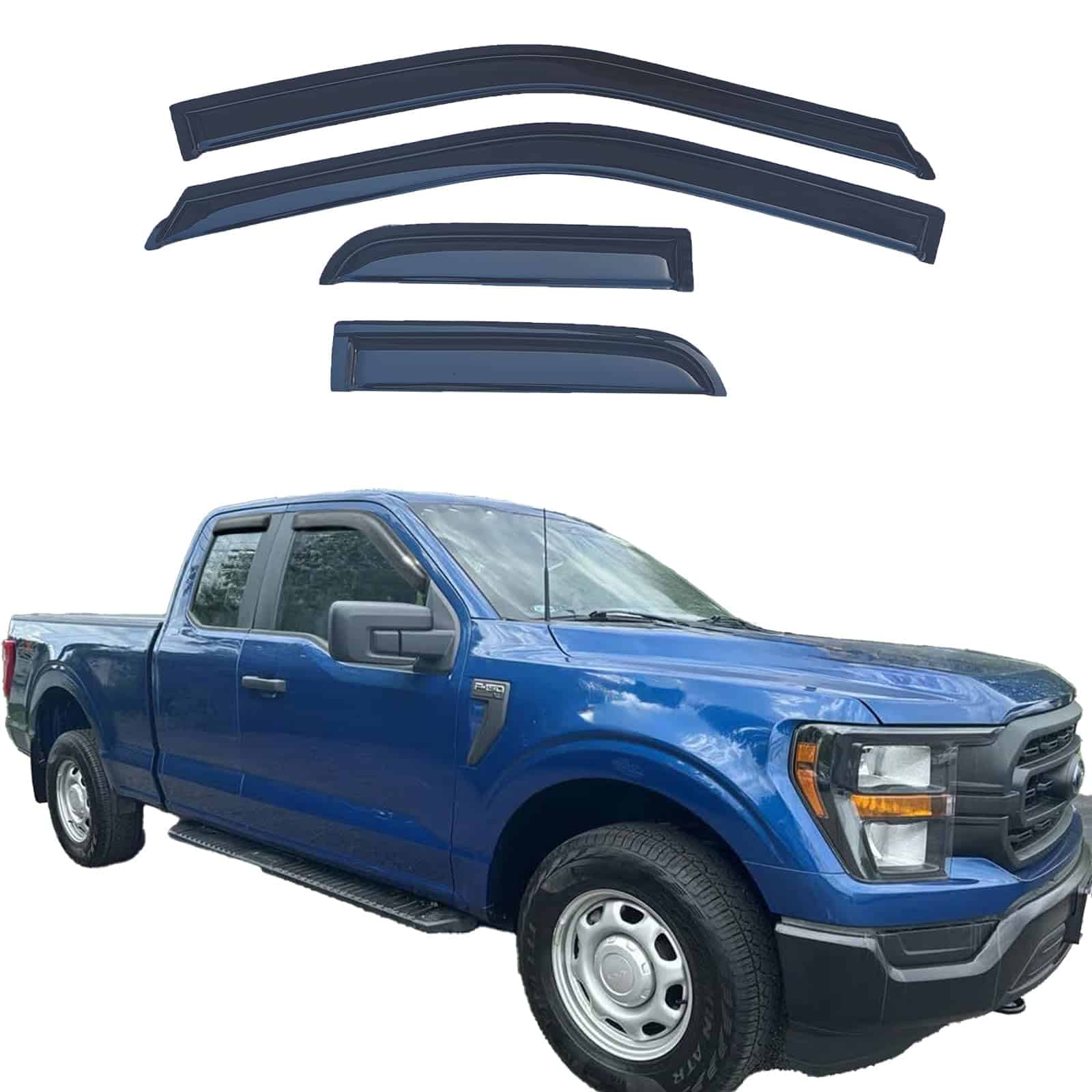 Viseras de Ventana de Cinta LIKDIKDIK Compatible con Ford - Imagen 3