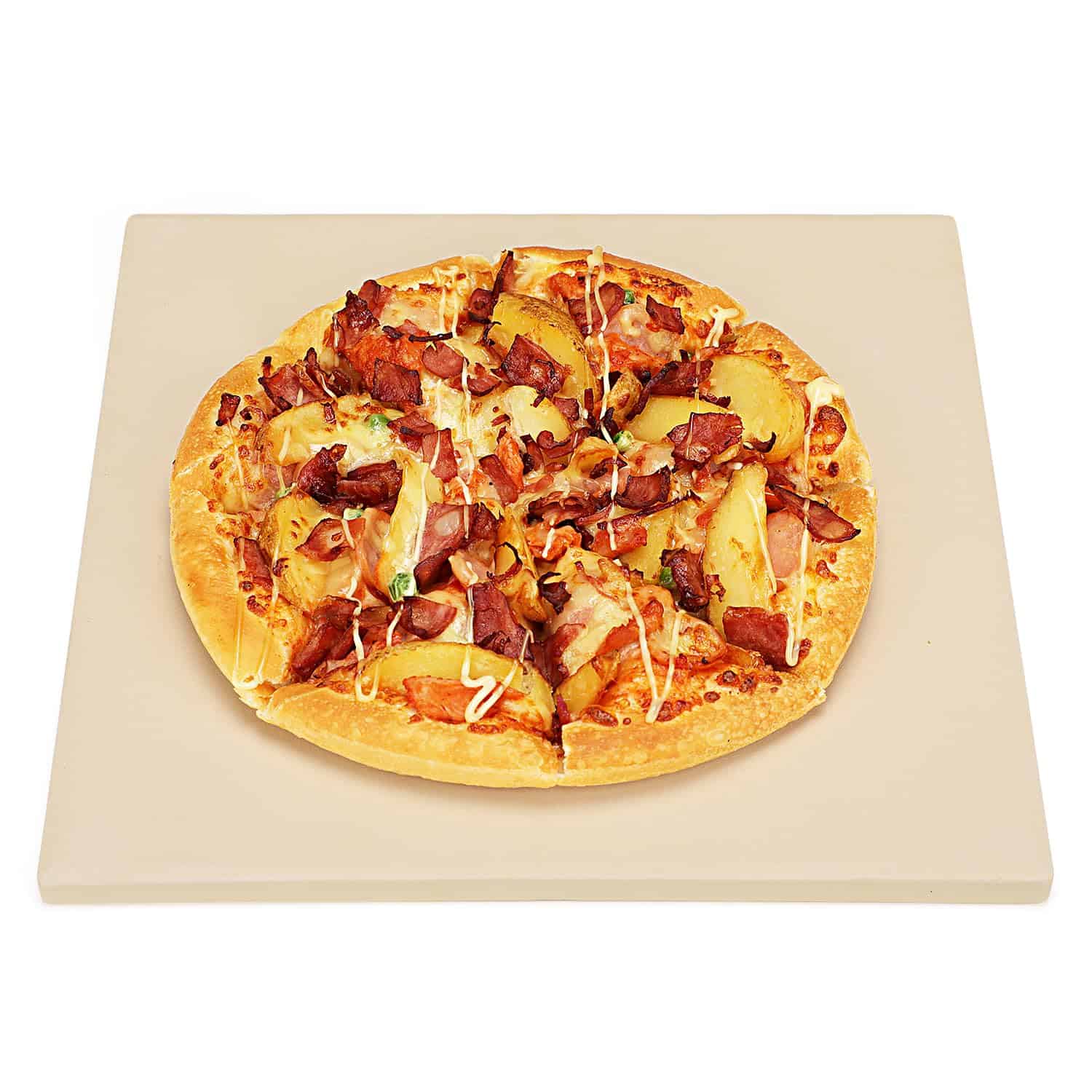 Piedra para pizza Salomayes de 12x12 pulgadas, para horno y