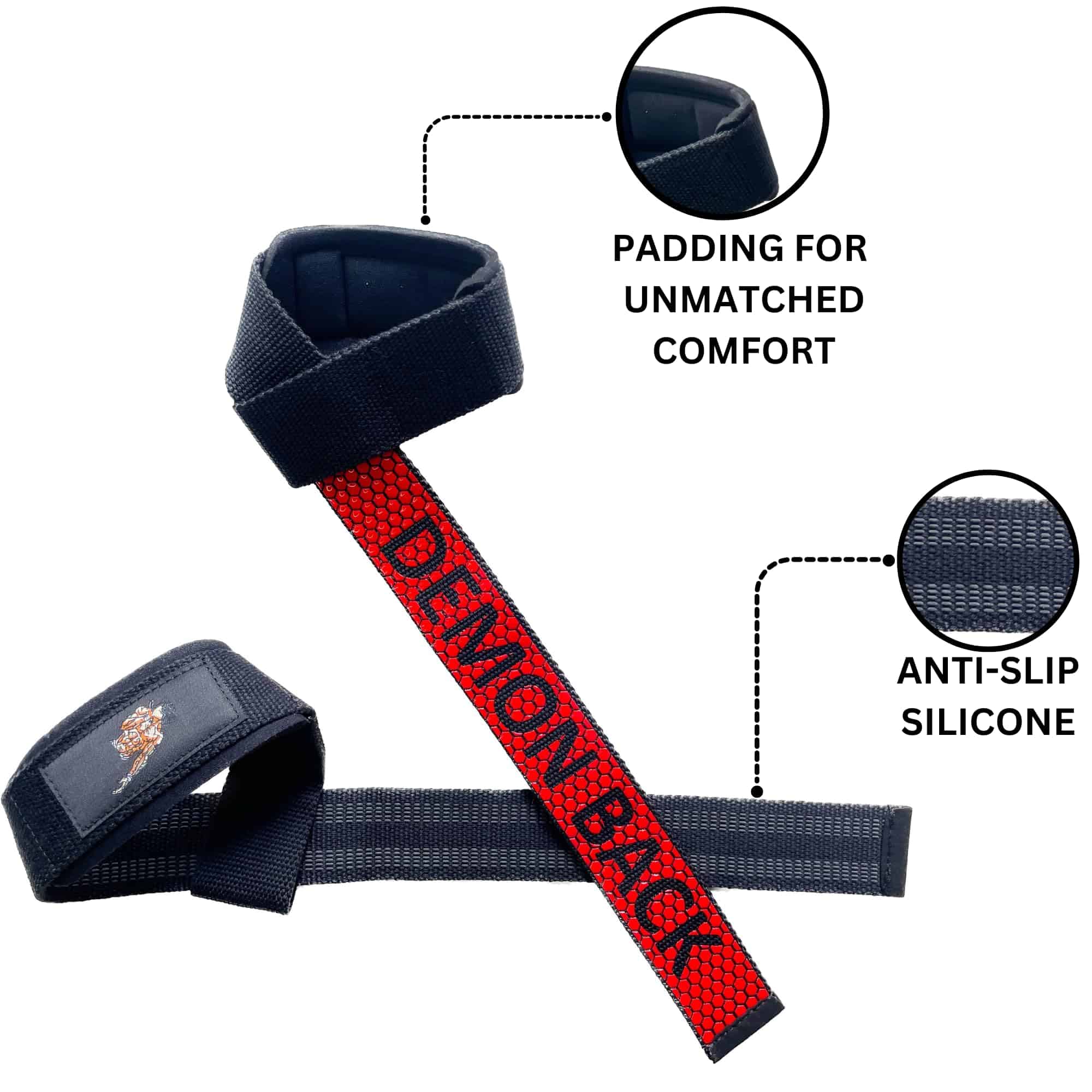 Correas para Levantamiento de Pesas Premium Demon Back para - Imagen 3