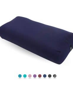 Bolster de Yoga Rectangular para Uso Diario, -Azul Marino Ve