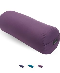 Almohada de meditación rectangular para yoga -Ciruela