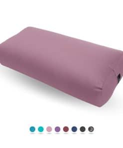 Bolster de Yoga Rectangular para Uso Diario, -Lila