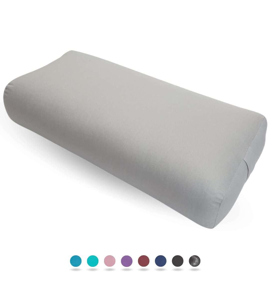 Almohada de meditación rectangular para yoga -Slate
