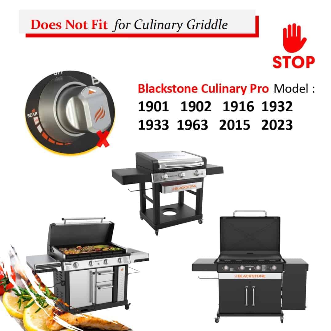 Perilla naranja para Parrilla Blackstone de Walmart, - Imagen 6