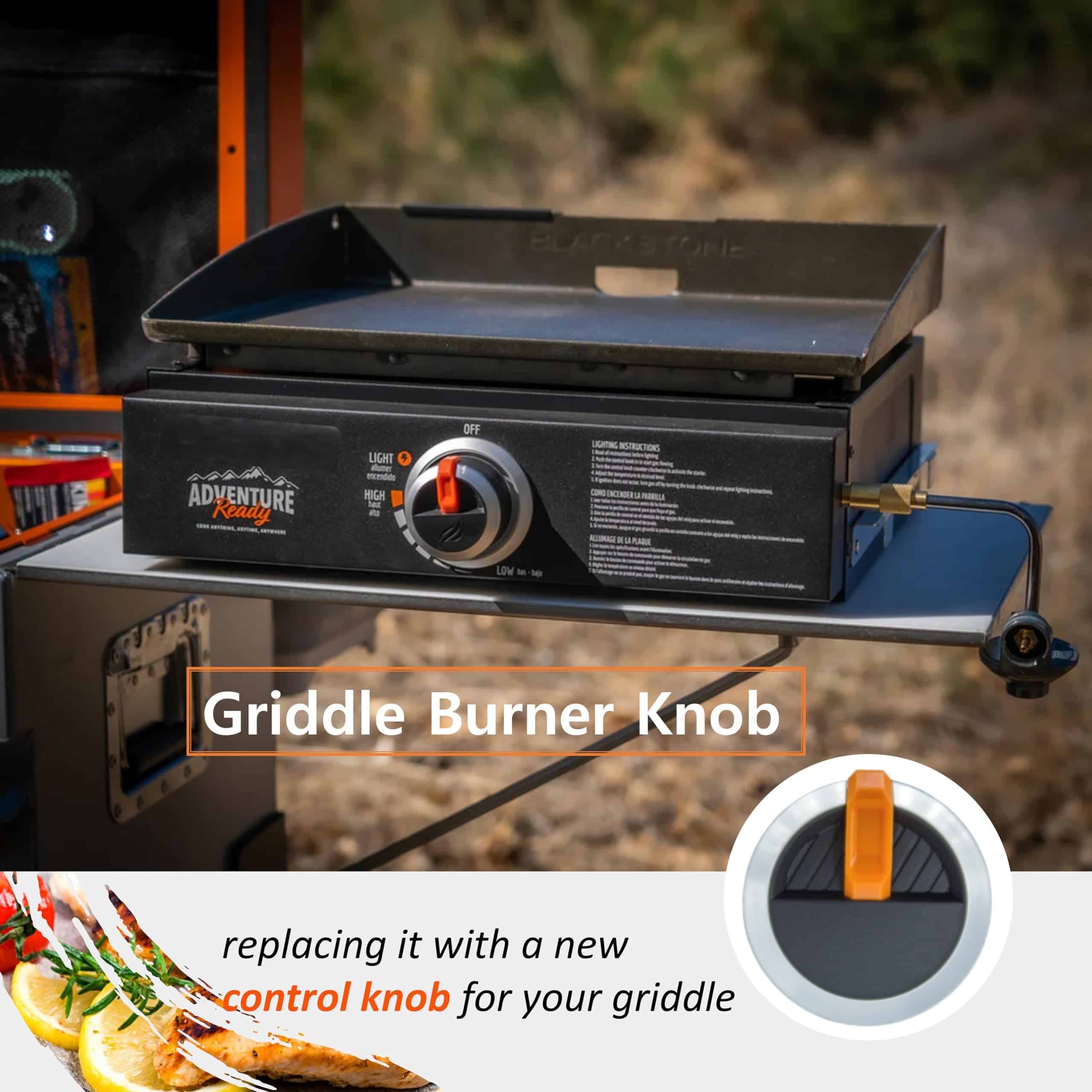 Perilla naranja para Parrilla Blackstone de Walmart, - Imagen 7