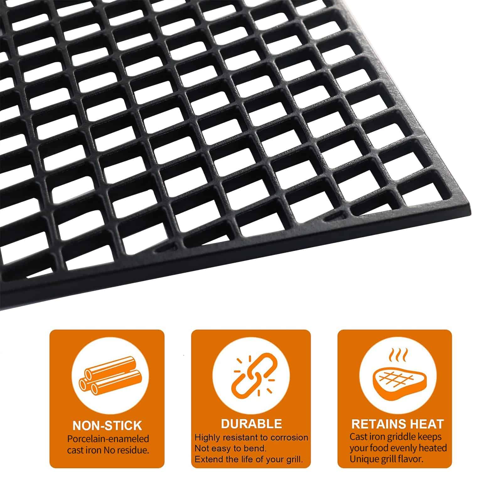 Zemibi 7670 Parrilla de Cocina de Doble Lado Sear para - Imagen 5