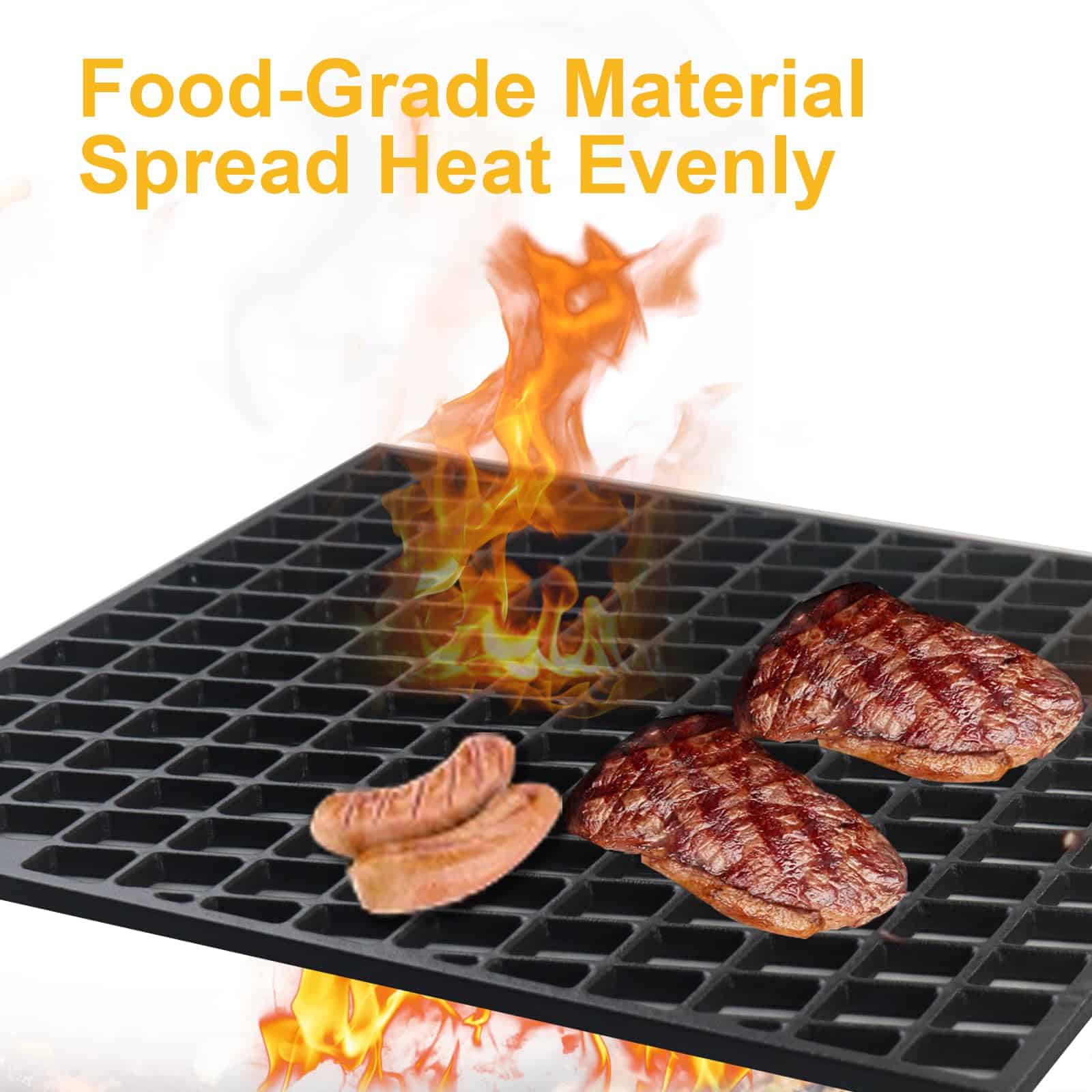 Zemibi 7670 Parrilla de Cocina de Doble Lado Sear para - Imagen 8