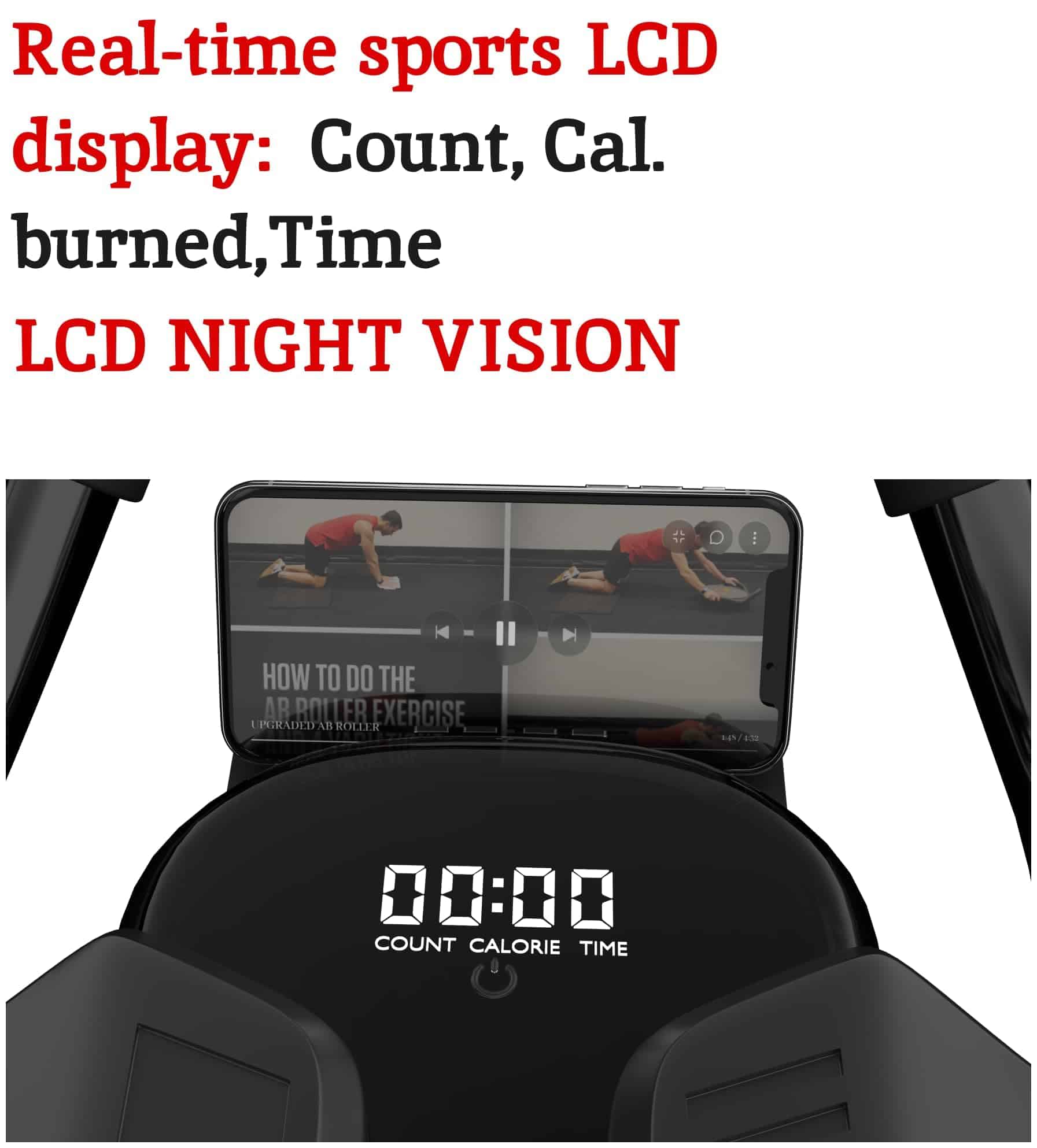 Rodillo Abdominal Contador de Calorías 2024 - Primera - Imagen 5