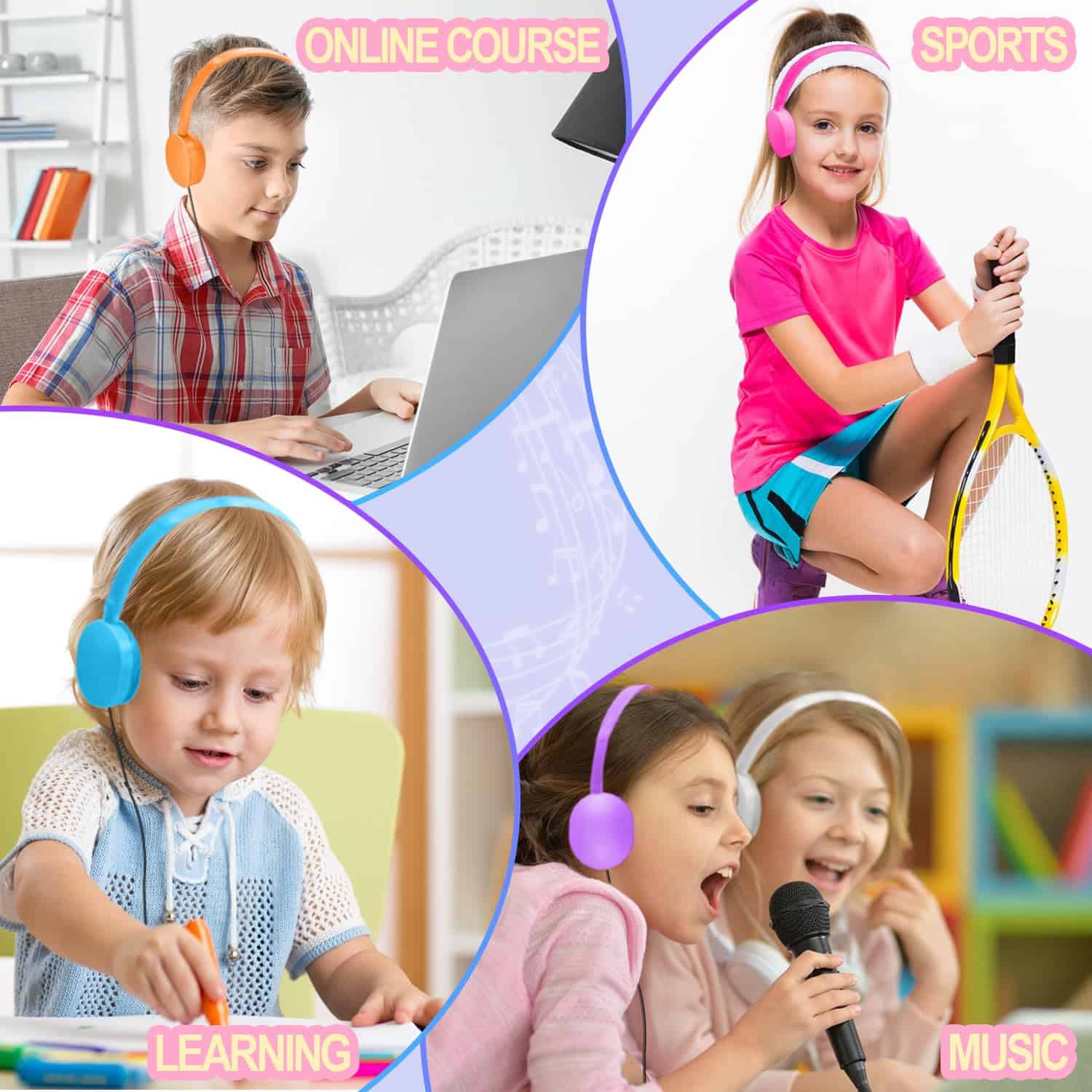 30 Paquetes de Auriculares para Niños a Granel para - Imagen 8