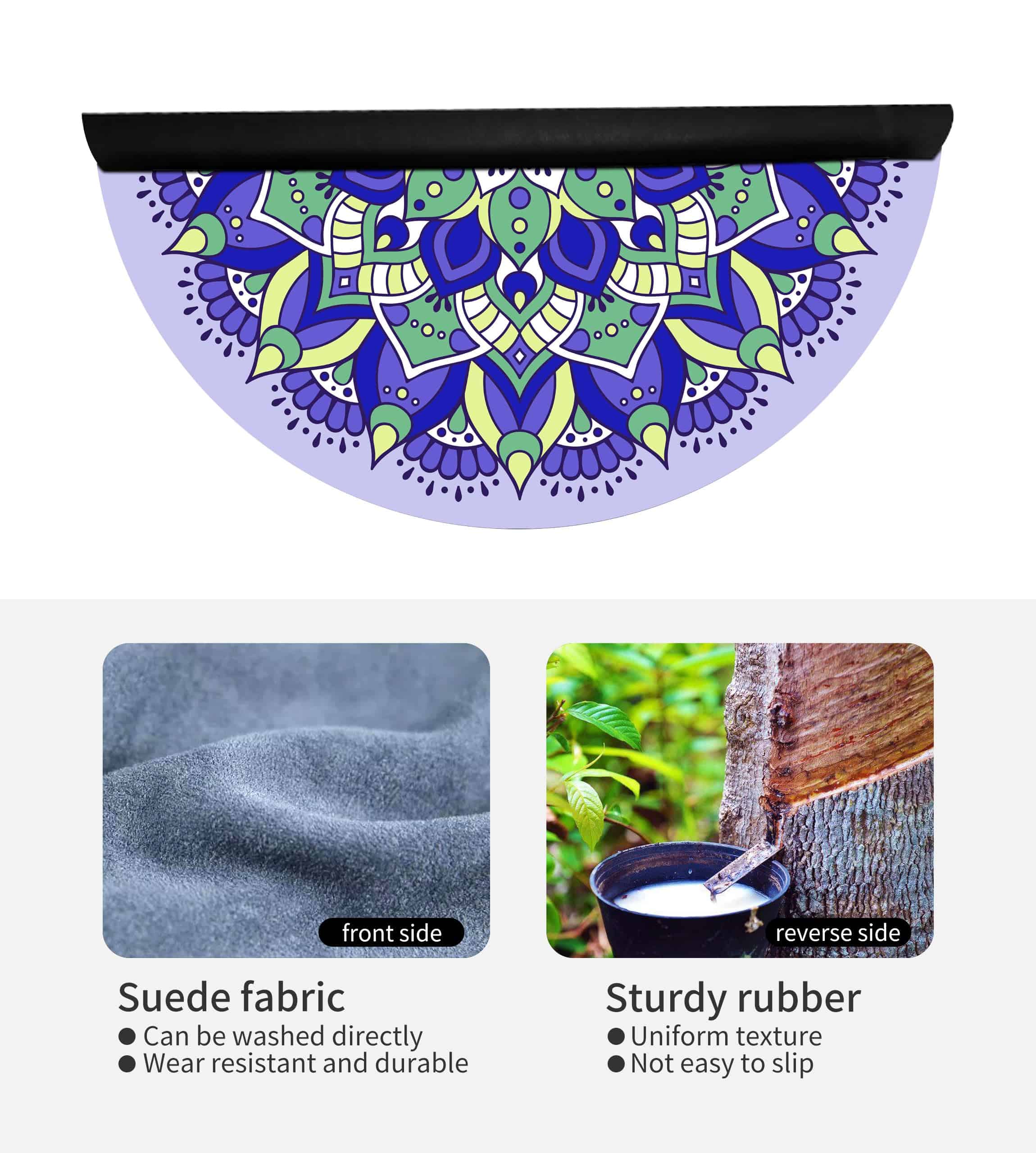 nuveti Tapete de Meditación Grande Redondo -ChuShiShengXia - Imagen 5