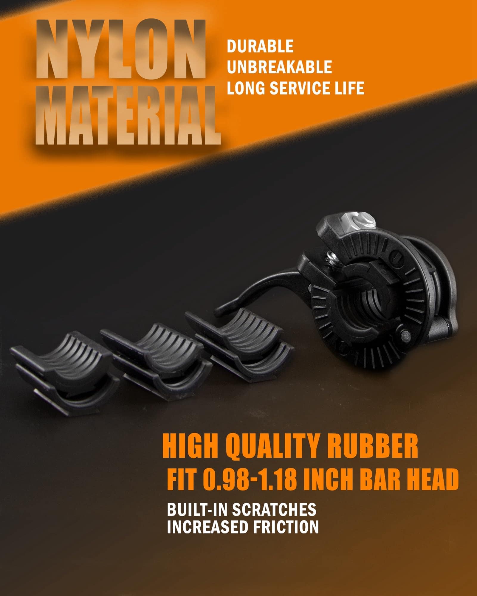 Abrazadera de Barra MAXRICH 1 pulgada, Múltiples Tamaños y - Imagen 6