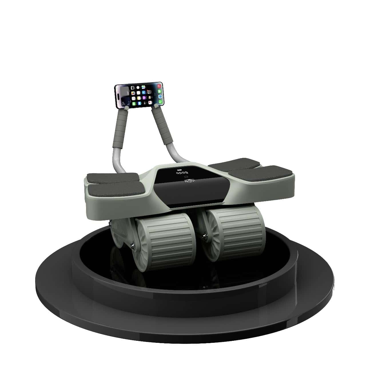 Royal Blaze Ab Roller y Resistance Booty Bands Set Máquina