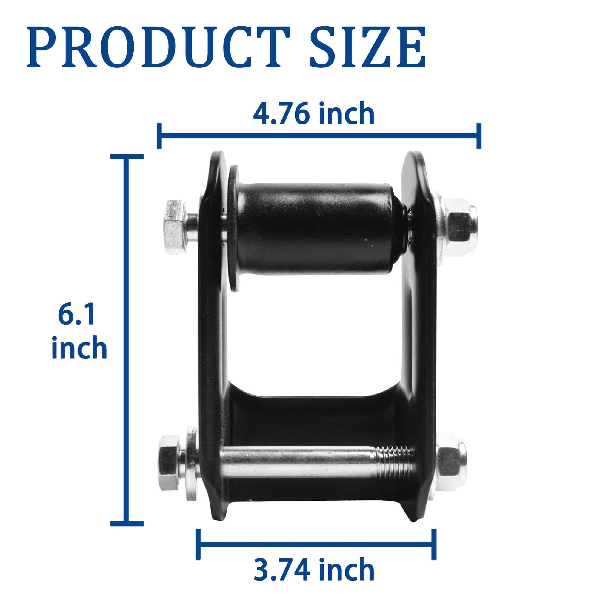 Kit de sujetadores de muelle de hoja trasero (Izquierdo - Imagen 8