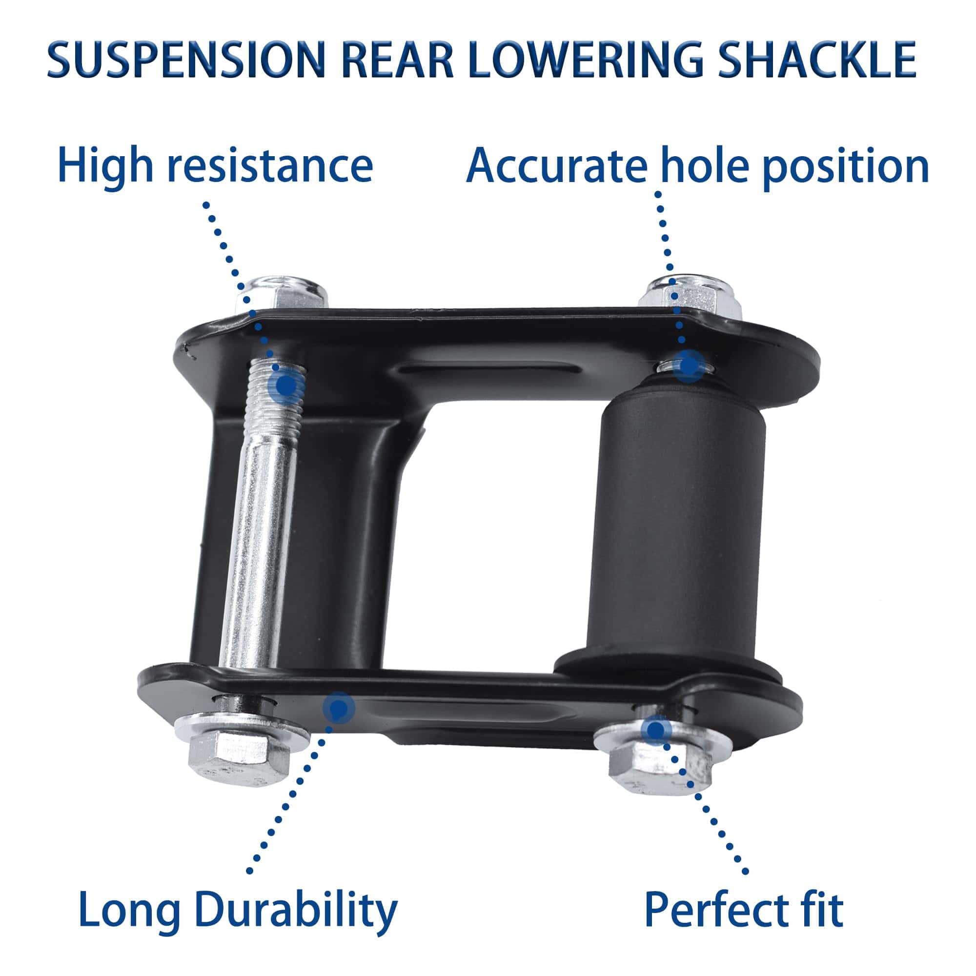 Kit de sujetadores de muelle de hoja trasero (Izquierdo - Imagen 4