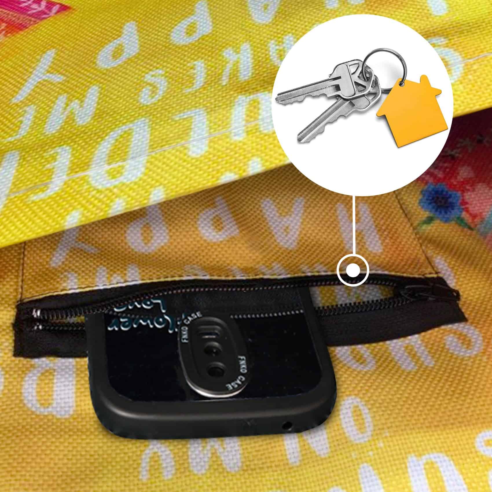 Bolsa de Yoga para Tapete - Bolso Largo con Bolsillos - - Imagen 4