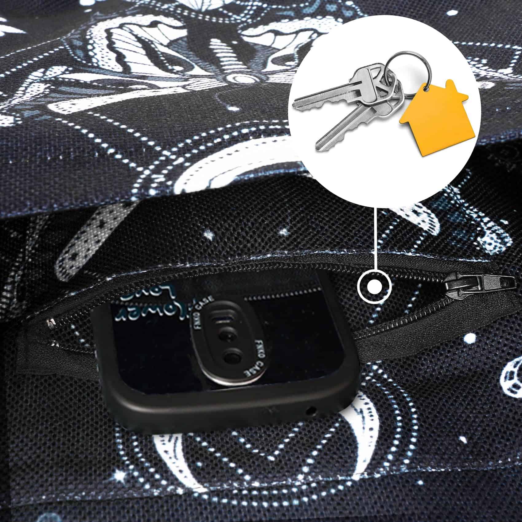 Bolso para tapete de yoga - Bolso largo con -Gothic - Imagen 4