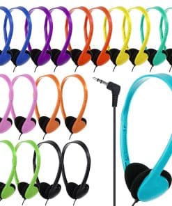 Audífonos a granel ZXQZYM de 25 paquetes de varios colores