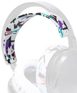 WC HeadbandZ Maxwell - Diadema de Silicona -Blanco de los 90