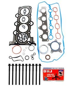 Juego de empaques de culata DNJ HGB195 con kit de pernos de