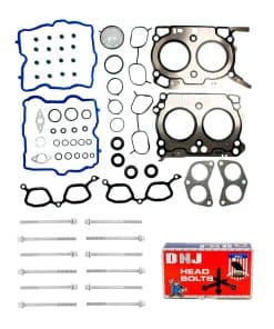 Juego de empaques de culata DNJ HGB4345 con kit de pernos