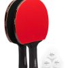 Juego de 2 Raquetas de Ping Pong T2Spin con 3 Pelotas -
