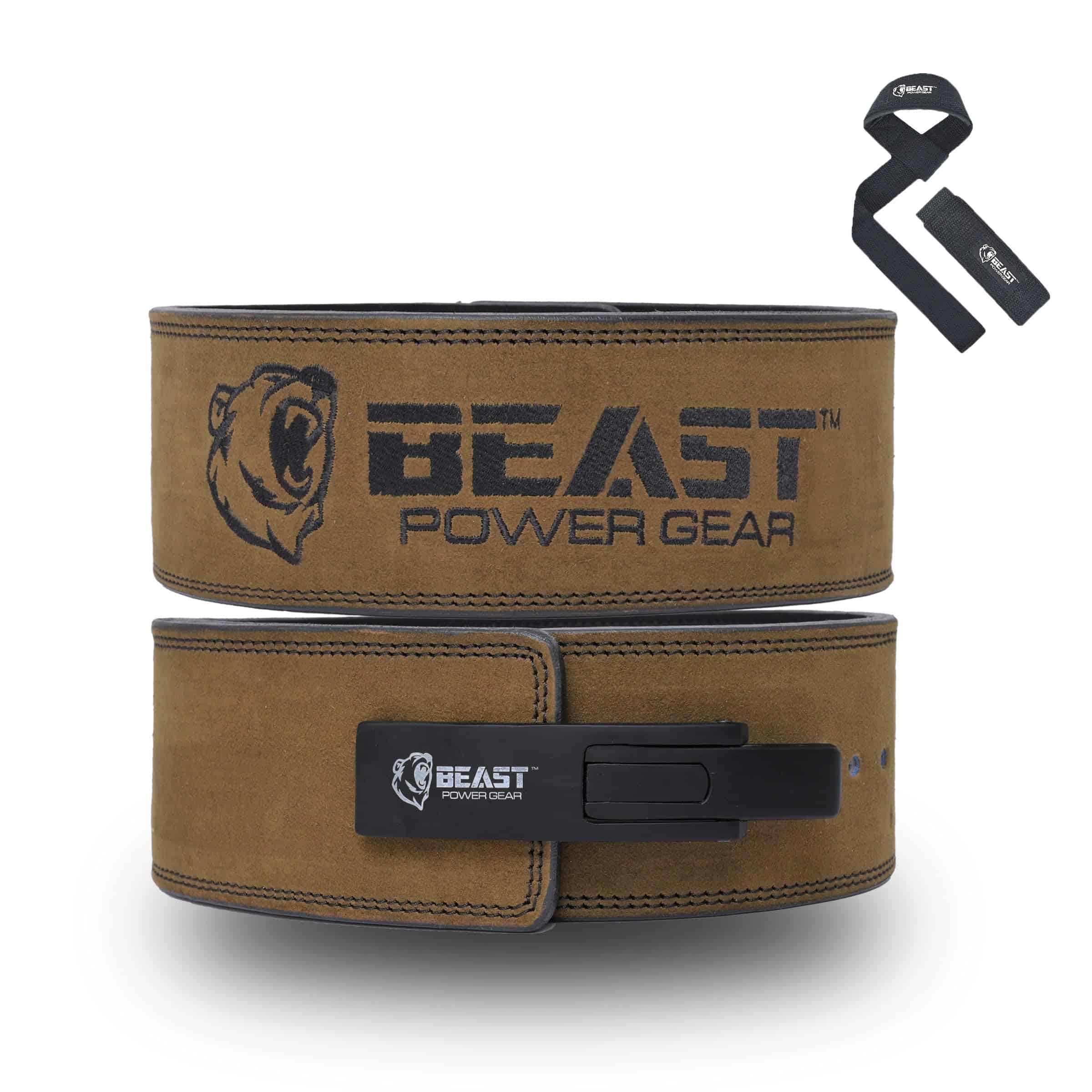 Cinturón de levantamiento de pesas Beast -Verde Oliva