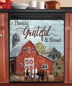 Cubierta Magnética de Lavavajillas con Arte de Vacas de