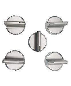 Paquete de 5 perillas para estufa a gas W10828837 W10569582