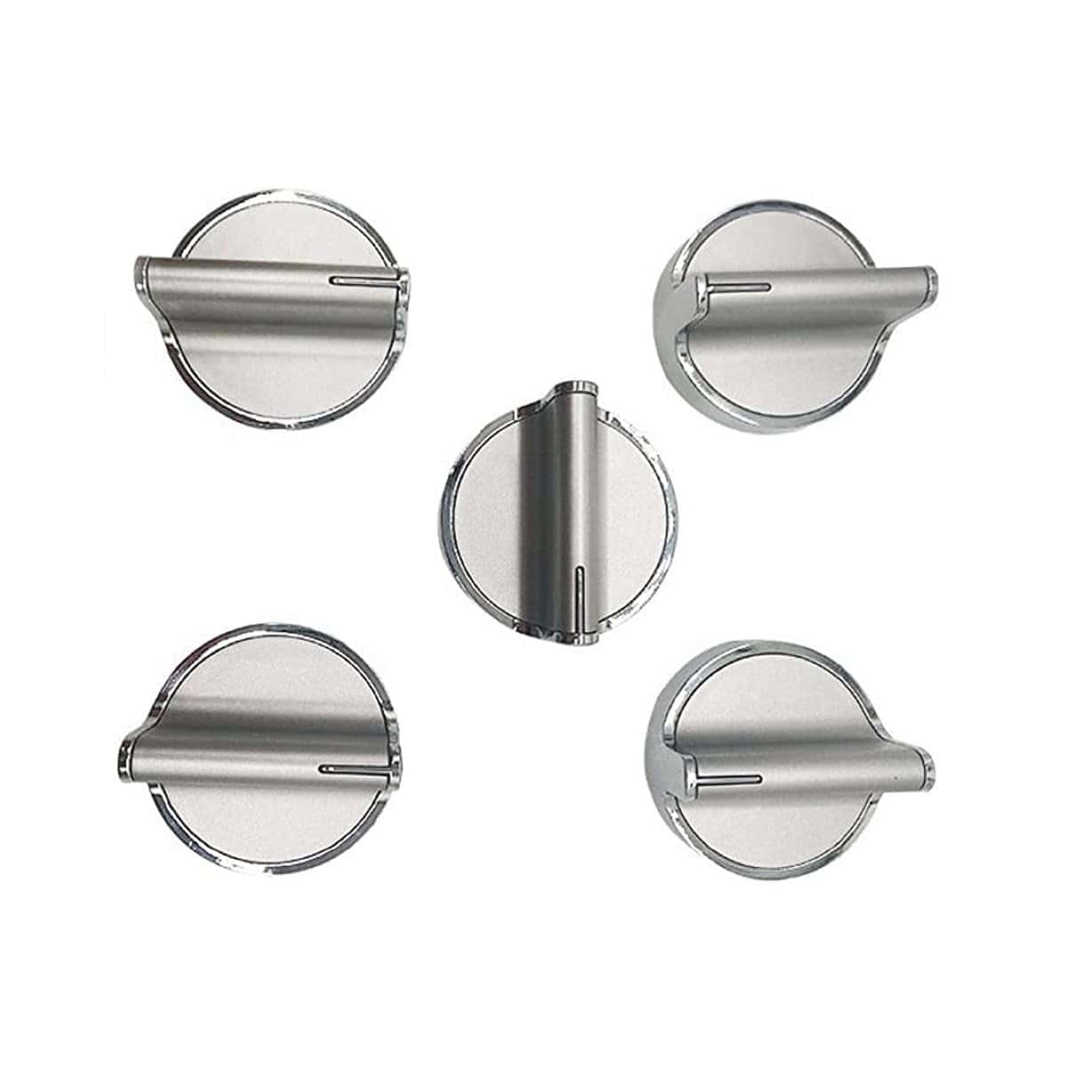 Paquete de 5 perillas para estufa a gas W10828837 W10569582