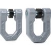 DV8 Offroad Elite Series D-Ring Shackles | Par -Gris