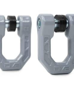 DV8 Offroad Elite Series D-Ring Shackles | Par -Gris