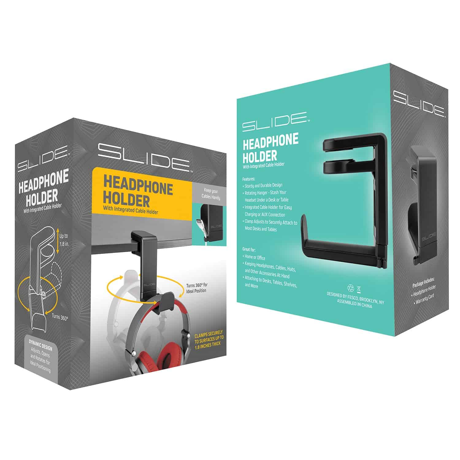 SLIDE INNOVATIONS Soporte de Pinza para Auriculares | - Imagen 6