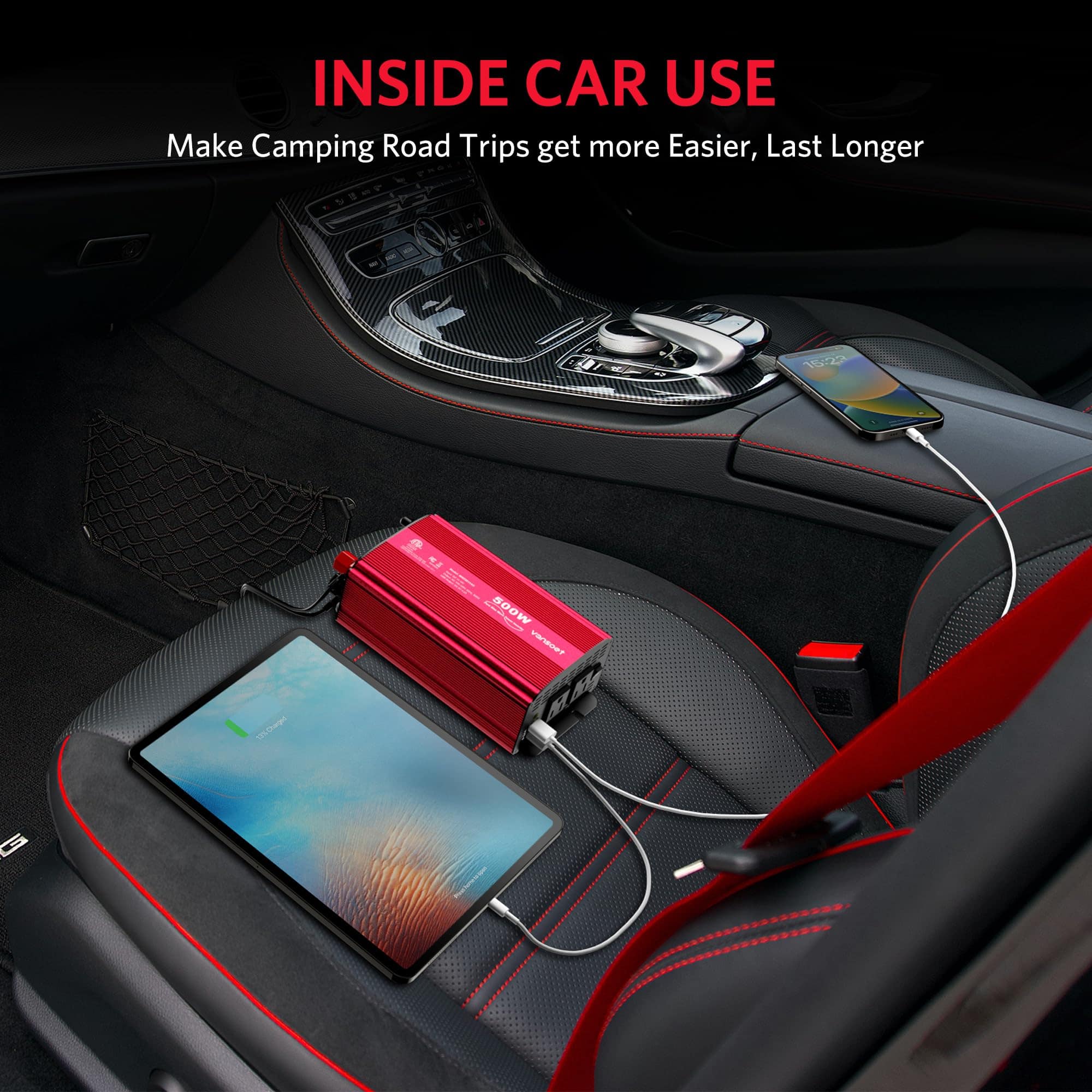 Inversor de Corriente de Onda Sinusoidal -Rojo - Imagen 8