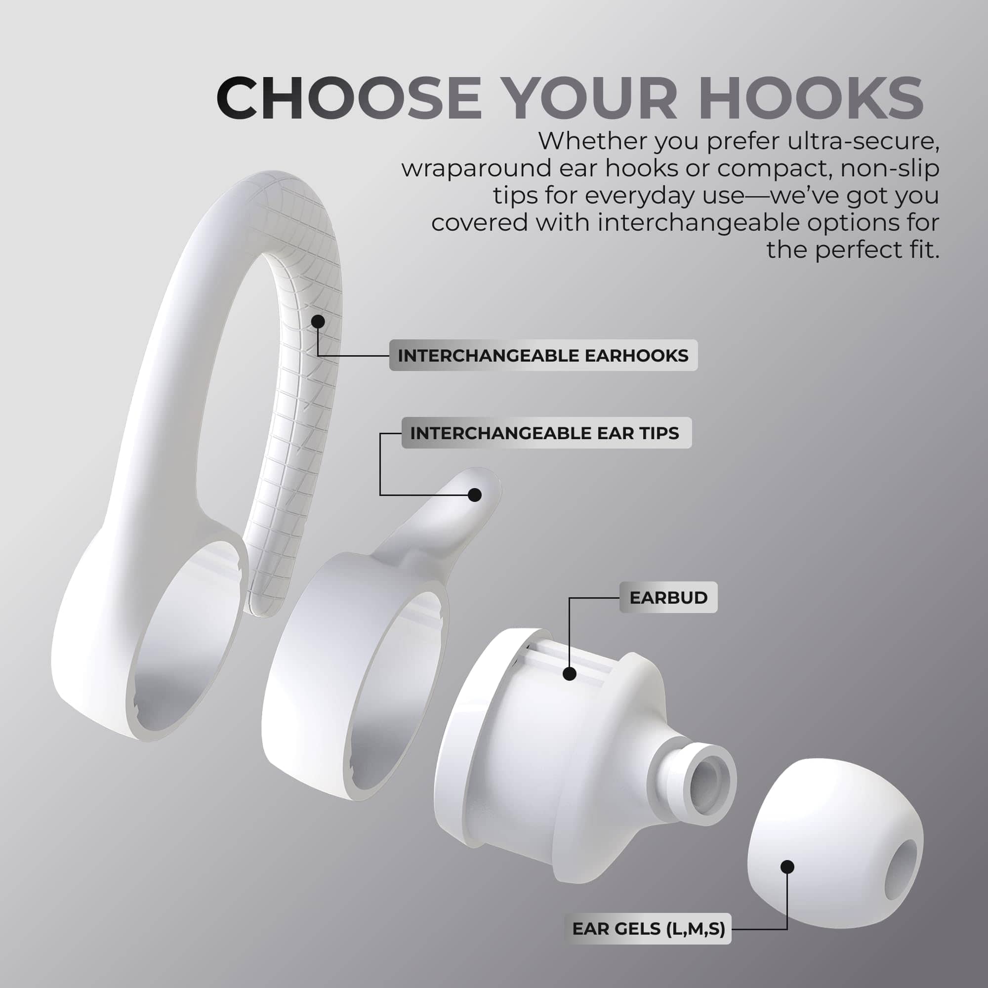 Audífonos Inalámbricos Bluetooth Coby | Ganchos y Tapones - Imagen 6