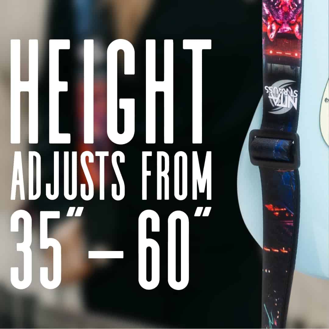 Correa para guitarra de poliéster de 2" de la serie de - Imagen 4