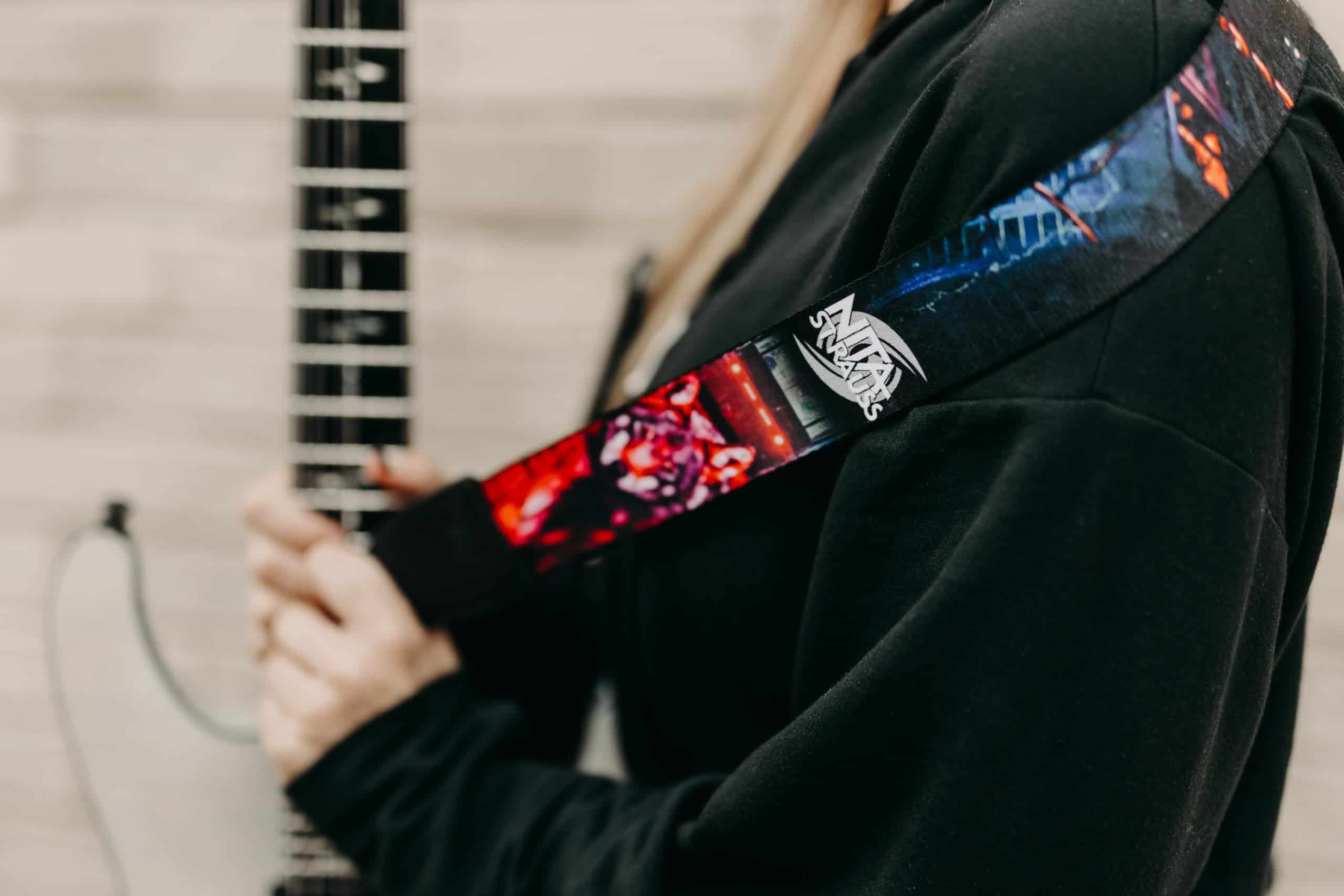 Correa para guitarra de poliéster de 2" de la serie de - Imagen 6