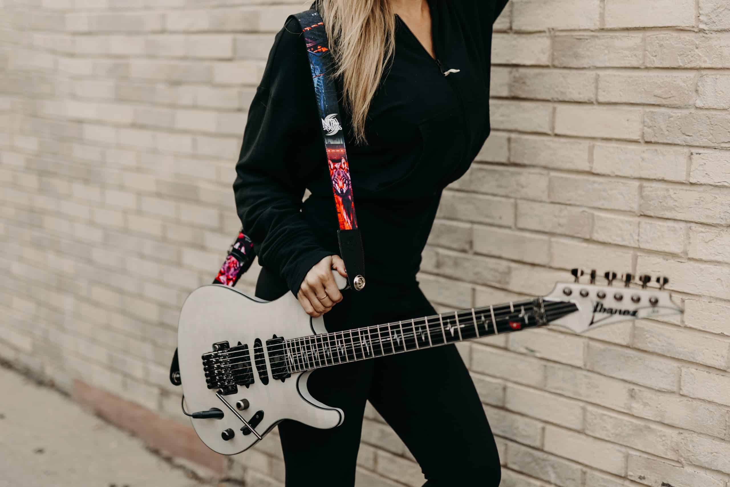 Correa para guitarra de poliéster de 2" de la serie de - Imagen 7