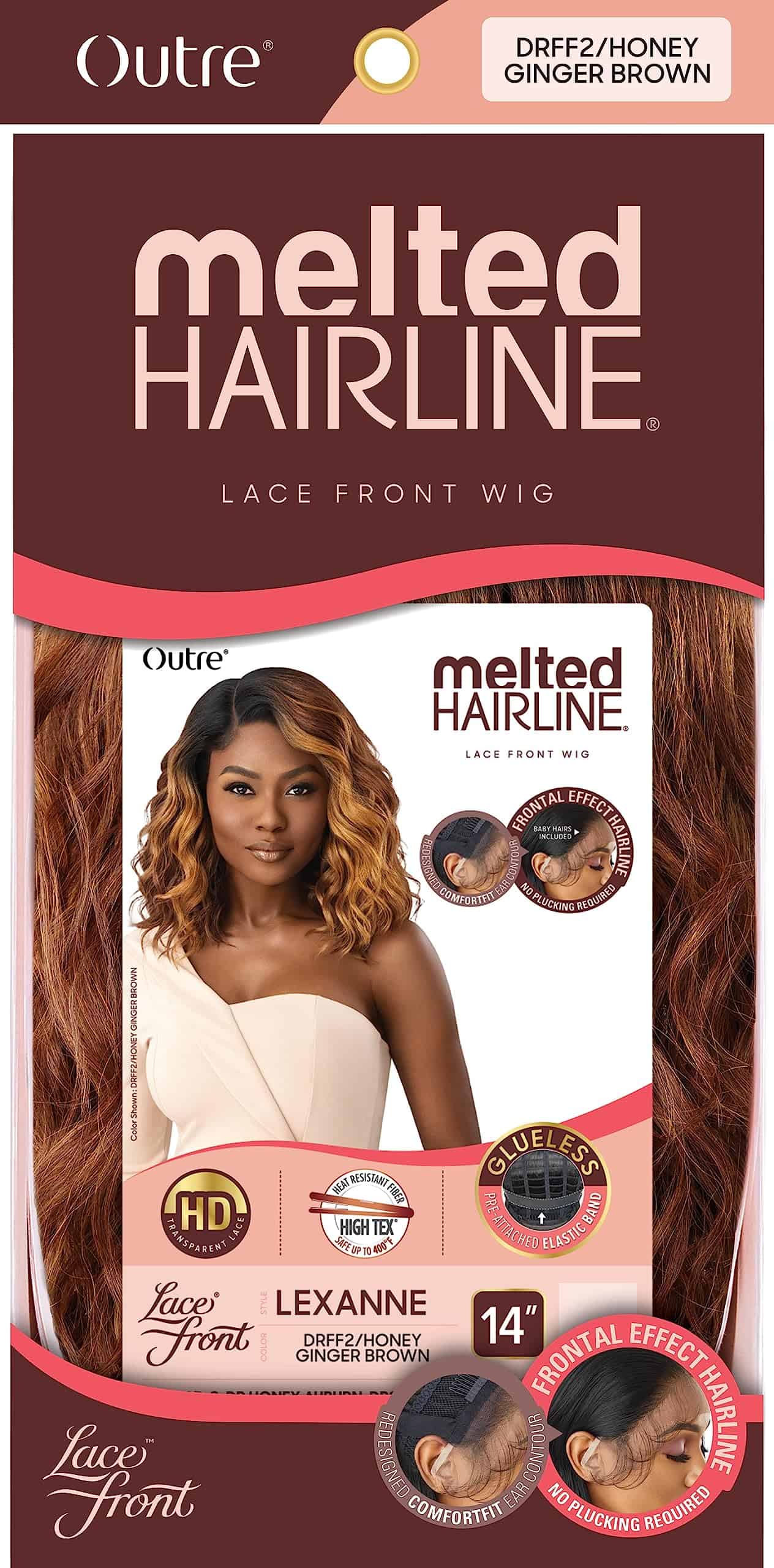 Pelucas Frontales de Encaje Outre - Linea de Cabello - Imagen 9