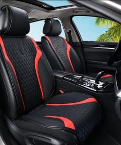 Coverado 2PCs Fundas de Asiento Delantero Protector de