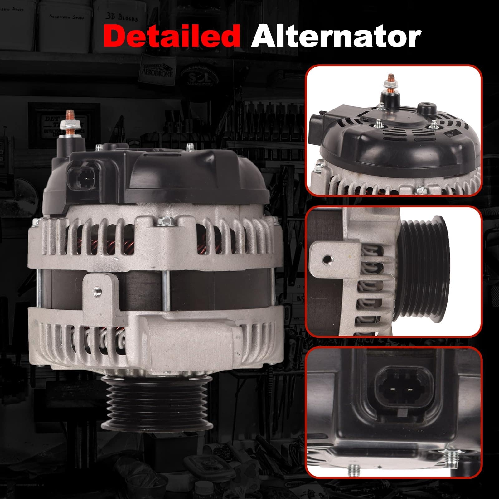 Alternador TOPAZ de 150 amperios de 12V para Cadillac STS - Imagen 4