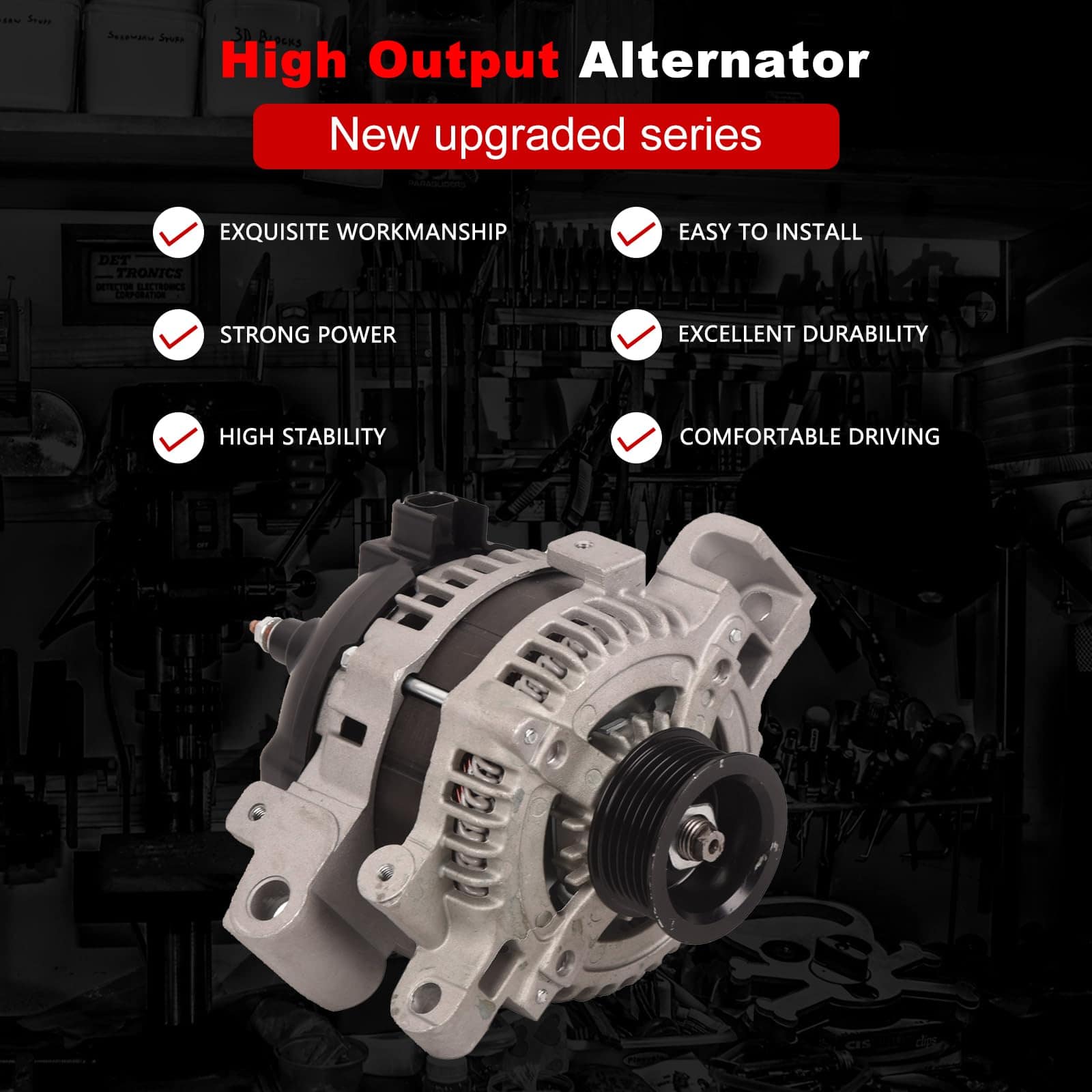 Alternador TOPAZ de 150 amperios de 12V para Cadillac STS - Imagen 3