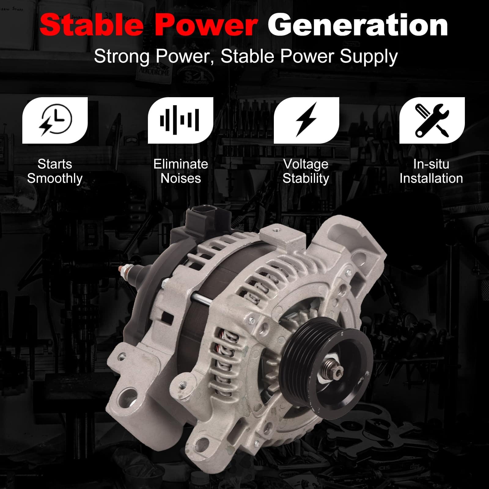 Alternador TOPAZ de 150 amperios de 12V para Cadillac STS - Imagen 5