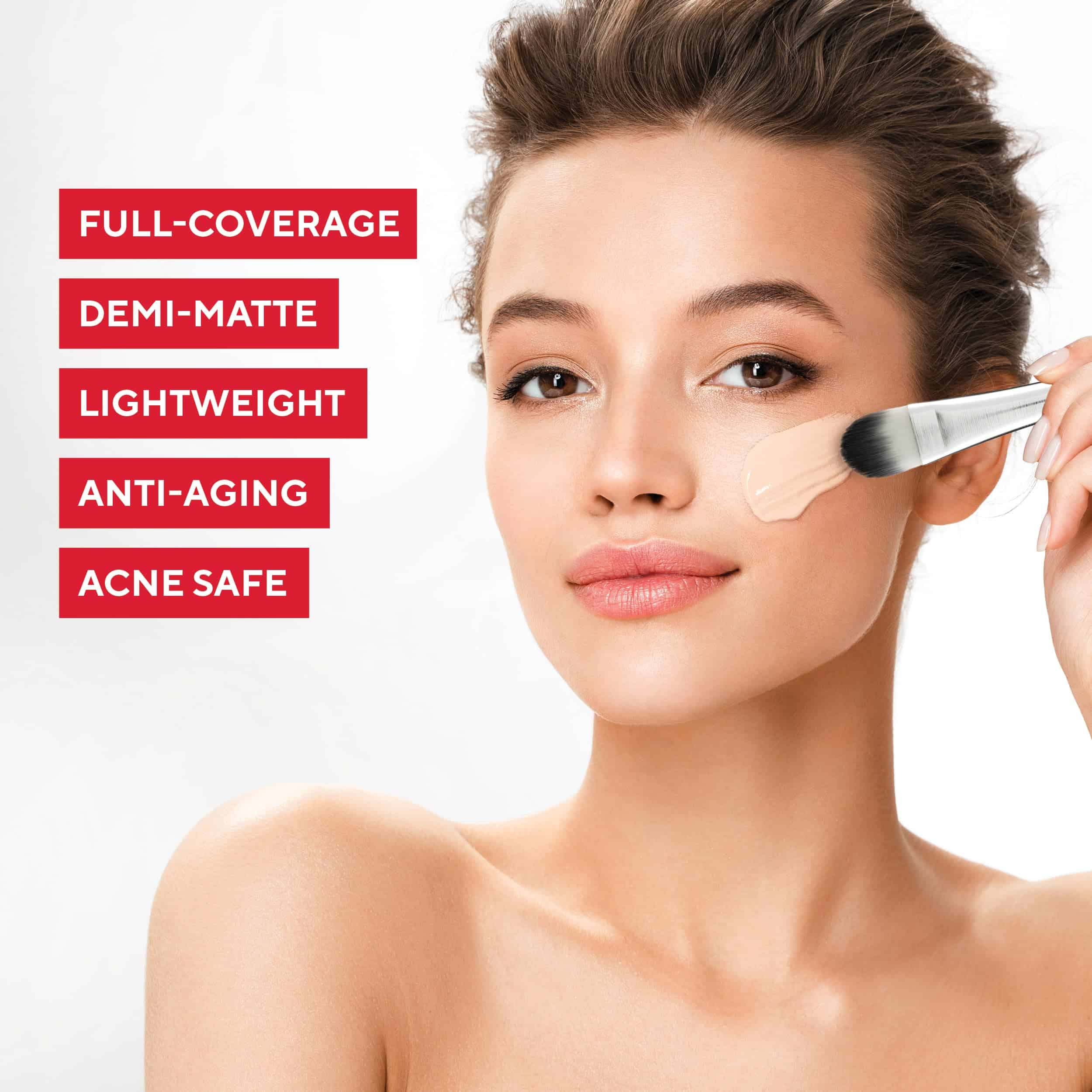 Base de Maquillaje Líquida Mirabella -Porcelain P00 - Imagen 4