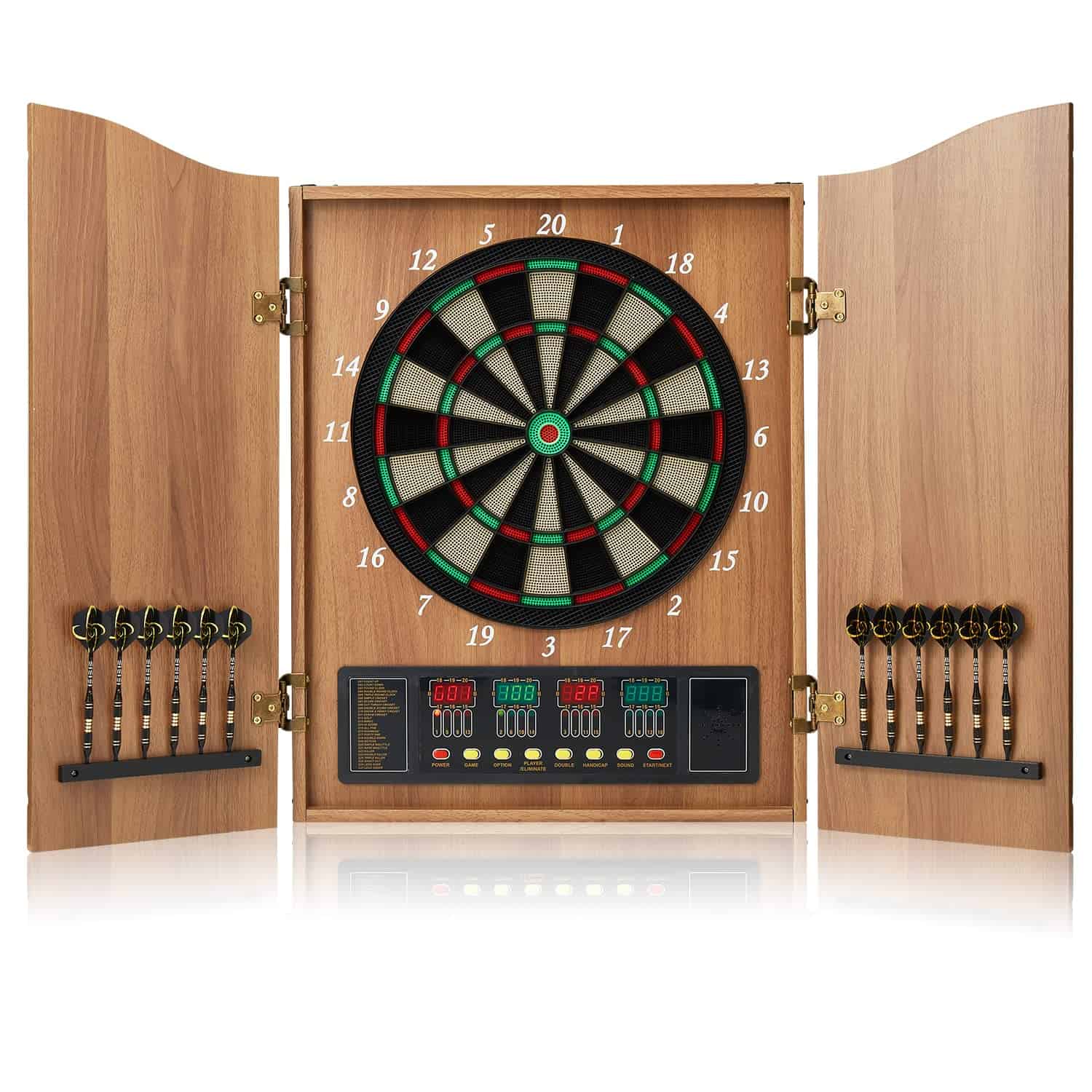 Tablero de Dardos Hanbramo, Set de Gabinete Decorativo de