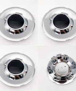 Tapacubos del centro de rueda cromado de 4 piezas para